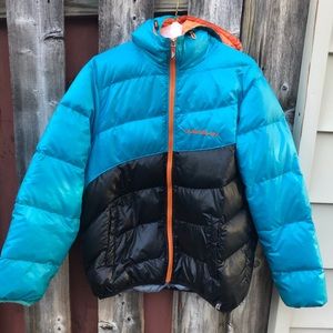 Quicksilver Neon Adikt Puffer coat Sz M